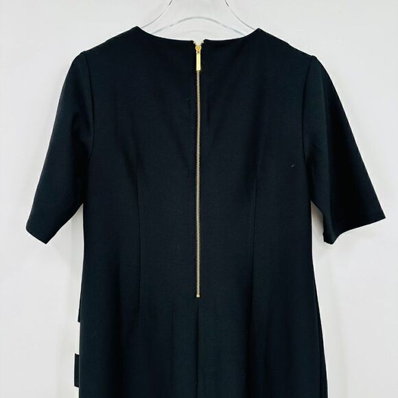 NWT Chico's Size 0.5 Small Black & White Bold Stripe Short Sleeve Sheath Dress - Picture 8 of 10